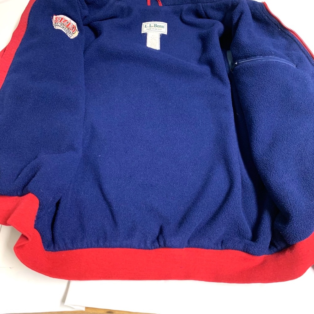 Vintage LL Bean warm-up jacket men’s L. - Picture 7 of 8